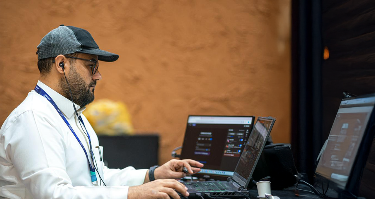 البث المباشر أثناء العمل